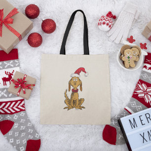 Bolsa Tote Grinch Clássico Max - Chapéu de Papai Noel