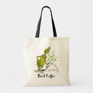 Bolsa Tote Grinch Engraçado Precisa Café