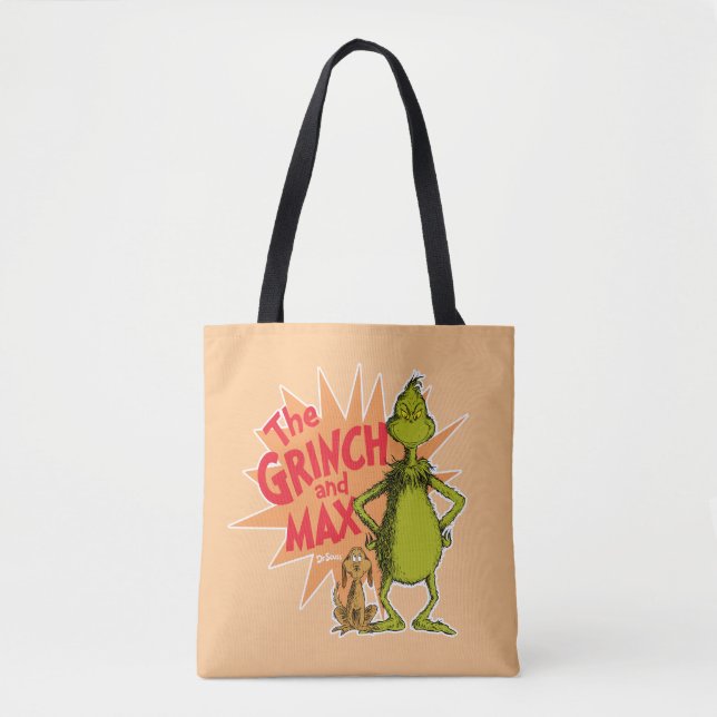 Bolsa Tote Grinch | Grinch & Max Starburst (Frente)