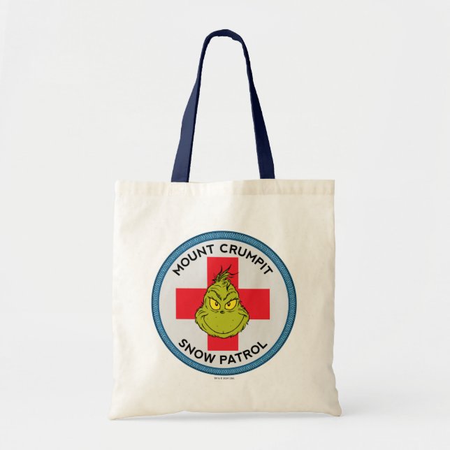 Bolsa Tote Grinch | Mt. Crumpit Esquadrão da Neve (Frente)