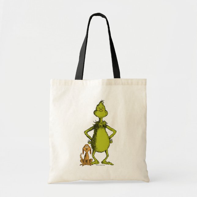 Bolsa Tote Grinch | Posição do Max e do Grinch (Frente)