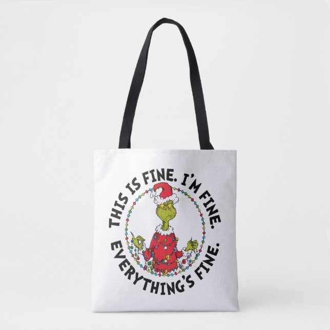 Bolsa Tote Grinch | Tudo Bem (Frente)
