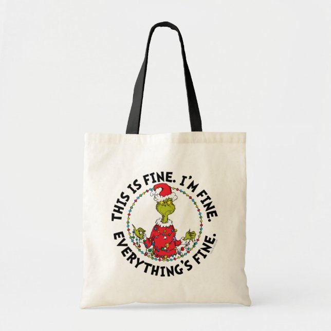 Bolsa Tote Grinch | Tudo Bem (Frente)