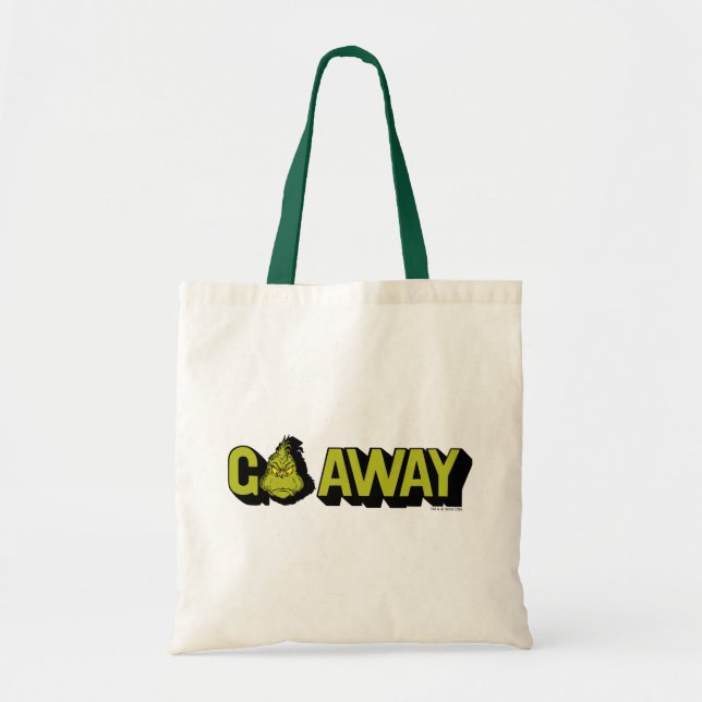 Bolsa Tote Grinch | Vá Embora (Frente)