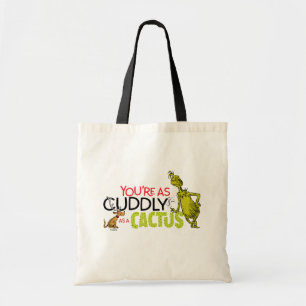 Bolsa Tote Grinch   Você é Tão Aconchegante Quanto um Cacto