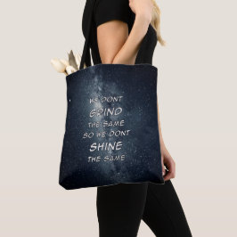 Bolsa Tote Grind & Shine Stars Inspiração Motivacional