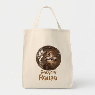 Bolsa Tote Grocería de Reutilização do reciclar