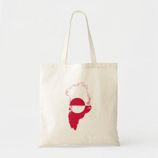 Bolsa Tote Groenlândia- bandeira no país
