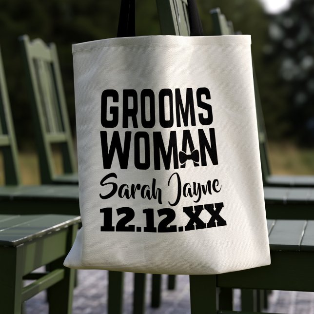 Bolsa Tote Groomswoman Smoking (Criador carregado)