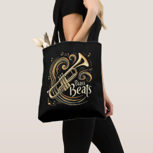 Bolsa Tote Groove do Jogador de Trompete do Brass Beats