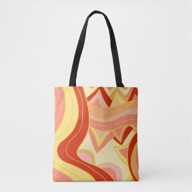 Bolsa Tote Groovy Amarelos (Frente)