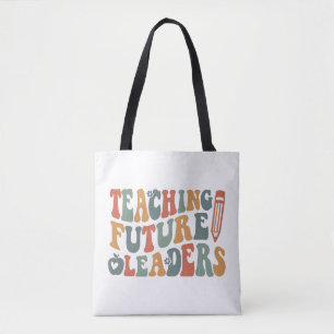 Bolsa Tote Groovy Earth Tones Professora cita arte