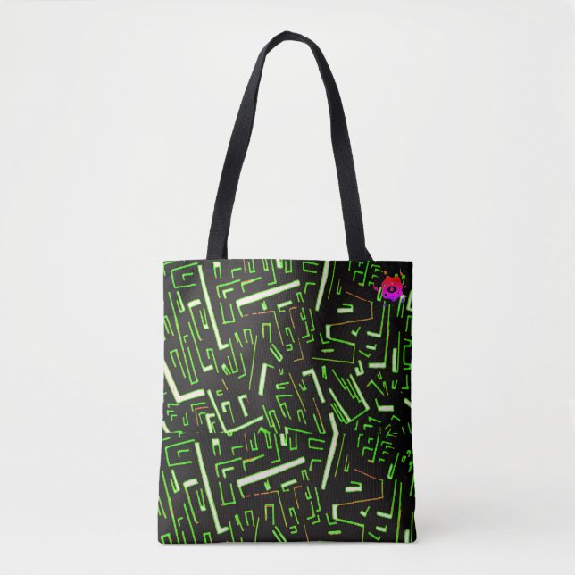Bolsa Tote Groovy Green (Frente)