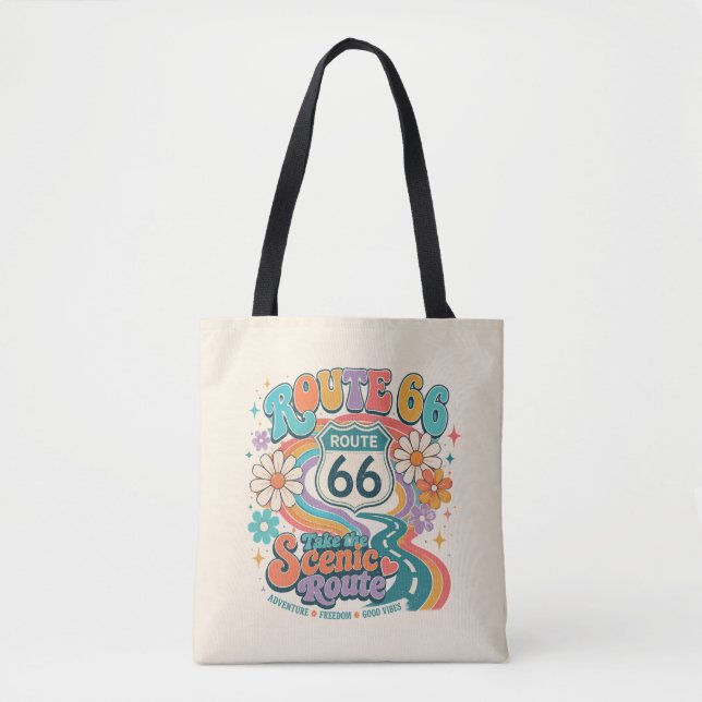 Bolsa Tote Groovy Mãe Estrada Carryall Cênica (Frente)