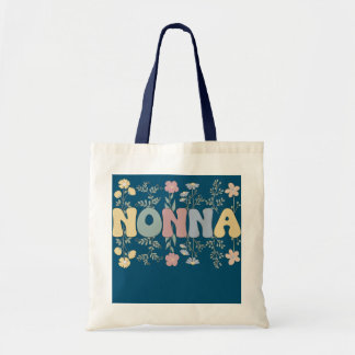 Bolsa Tote Groovy Nonna Avó Flores Nonna Avó