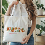 Bolsa Tote Groovy Retro Environmental Science é minha vibe<br><div class="desc">Groovy,  bolsa de 1970 para cientistas ambientais.</div>