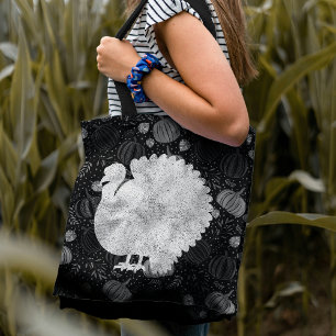 Bolsa Tote Gru Gru Até Cair de Riso Dia de Ação de Graças Eng