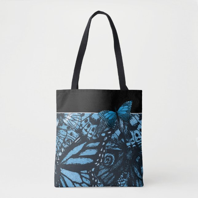 Bolsa Tote Grunge Butterfly Art (Frente)