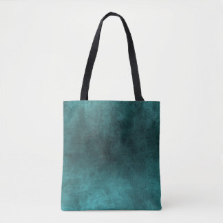 Bolsa Tote Grunge Escuro - Teal