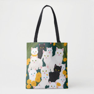 Bolsa Tote Grupo de Gatos