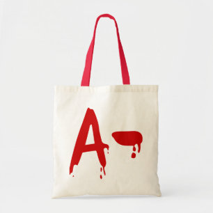 Bolsa Tote Grupo Sanguíneo A - Hospital #Horror Negativo