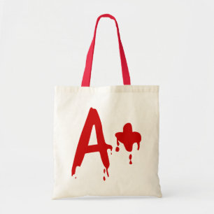 Bolsa Tote Grupo Sanguíneo A+ Hospital #Horror Positivo