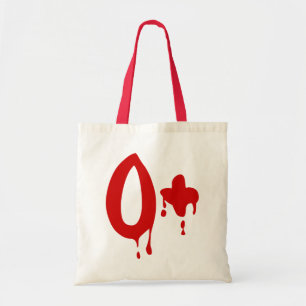 Bolsa Tote Grupo Sanguíneo O+ Positivo #Hospital de Horror