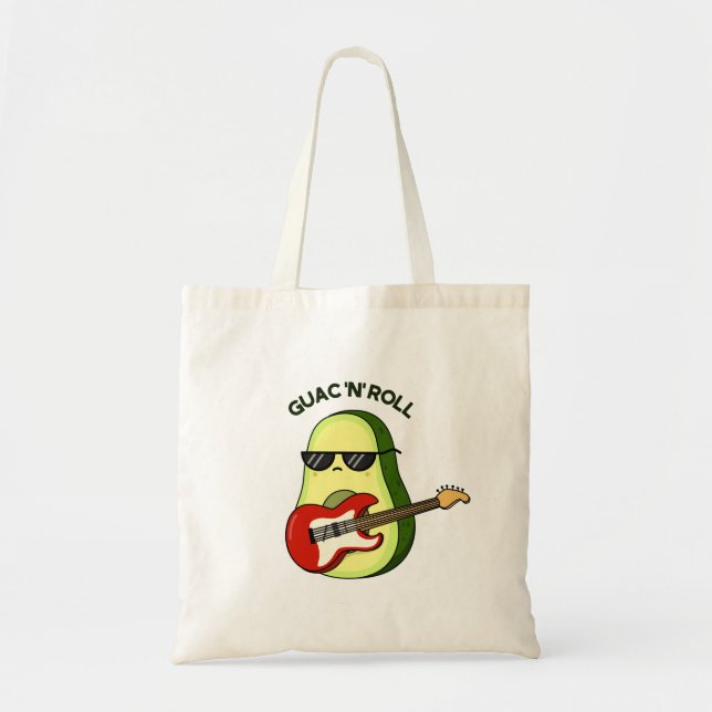 Bolsa Tote Guac E Roll Funny Avocado Pun (Frente)