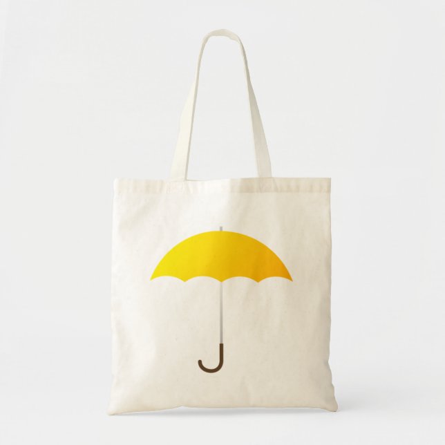 Bolsa Tote Guarda-chuva amarelo (Frente)
