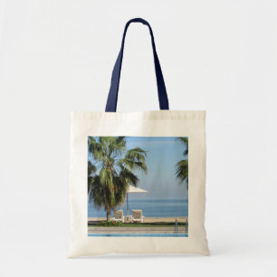 Bolsa Tote Guarda-chuvas de praia, Palm Trees, Oceano