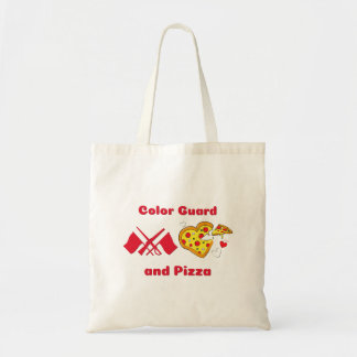Bolsa Tote Guarda e pizza coloridas
