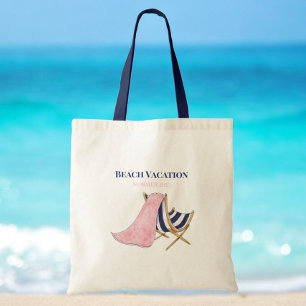 Bolsa Tote Guarda Personalizada de Cadeira de Praia de Férias
