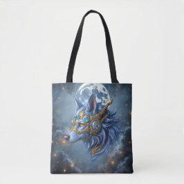 Bolsa Tote Guardião Enluarado do Véu de Safira.