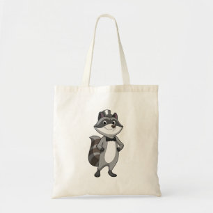 Bolsa Tote Guaxinim como Noivo com Gravata