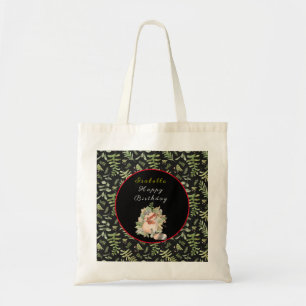 Bolsa Tote Guaxinim Sonolento Personalizar Texto e Barra de T