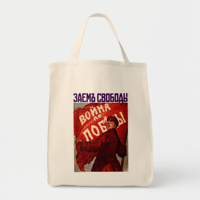 Bolsa Tote Guerra até a vitória (Frente)