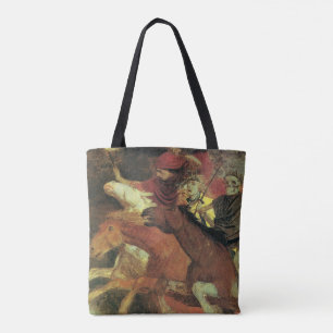 Bolsa Tote Guerra por Arnold Bocklin, Simbolismo Antigo Arte 