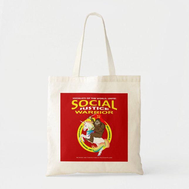 Bolsa Tote Guerreiro da Justiça Social (Frente)