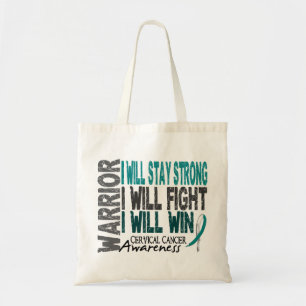 Bolsa Tote Guerreiro do cancro do colo do útero