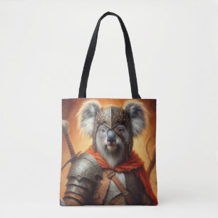 Bolsa Tote Guerreiro Koala Fantasy