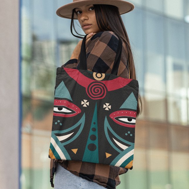 Bolsa Tote Guerreiro Maasai (Criador carregado)