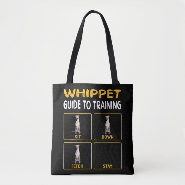 Bolsa Tote Guia De Whippet Para Treinar Obediência De Cães (Frente)