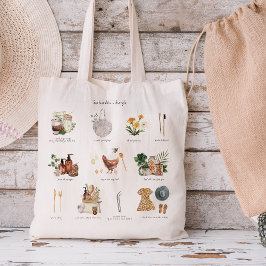 Bolsa Tote Guia ecológico para estilo de vida sustentável | R