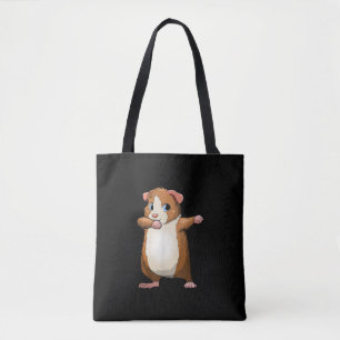 Bolsa Tote Guiné Funny Dabbing Furry Kids