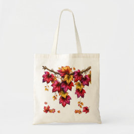 Bolsa Tote Guirlanda de Folhas de Bordo Outono Decoração Desi