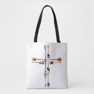 Bolsa Tote Guitar Lover   Presente da Cruz de Violão