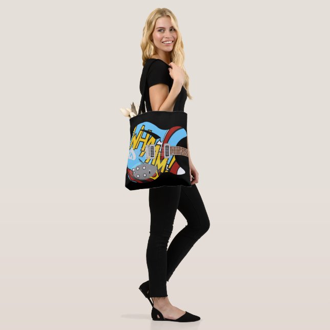 Bolsa Tote Guitarra de Ar de Pop Art (No(a) Modelo)