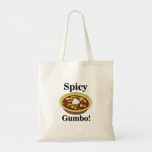 Bolsa Tote Gumbo Comida Gumbo Apimentado