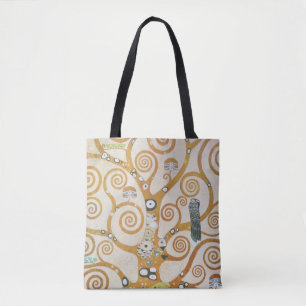 Bolsa Tote Gustav Klimt A Árvore Da Vida Art Nouveau