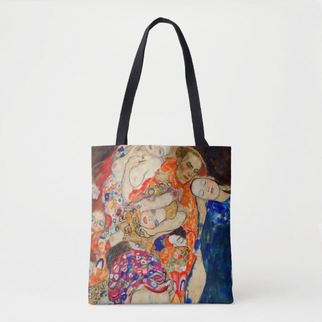 Bolsa Tote Gustav Klimt - A Noiva (inacabada) (Frente)